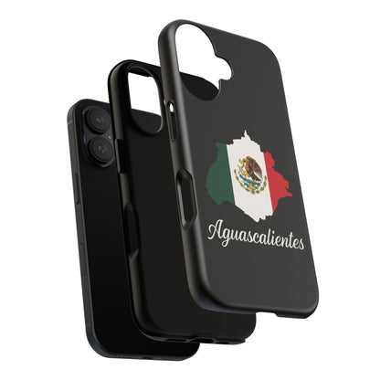 Aguascalientes Mexico Flag Map Phone Case | Mexican American Pride Tough Case for iPhone & Samsung