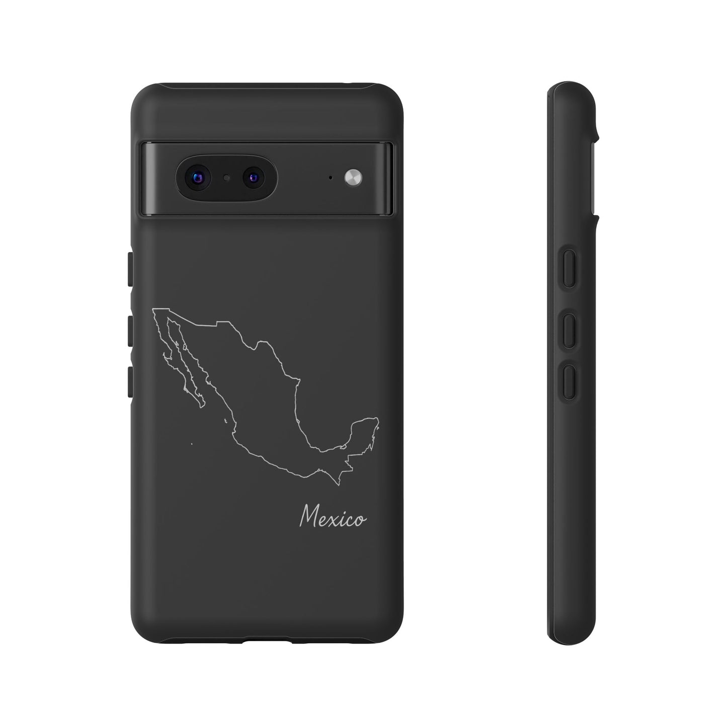 Mexico Outline Phone Case – Minimal Country Map Tough Case (iPhone, Samsung, Pixel)