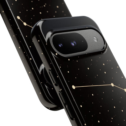Aries Zodiac Constellation Phone Case – Luxe Gold Celestial Cover
