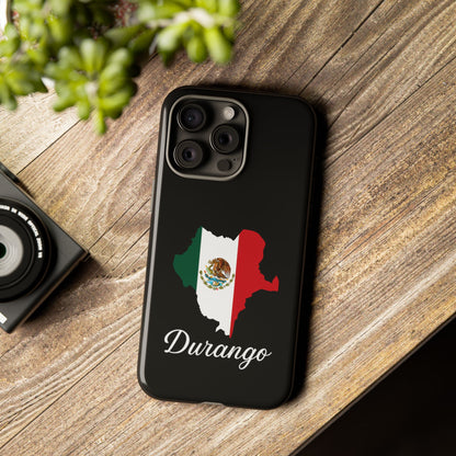 Durango Mexico Flag Map Phone Case | Mexican American Pride Tough Case for iPhone & Samsung