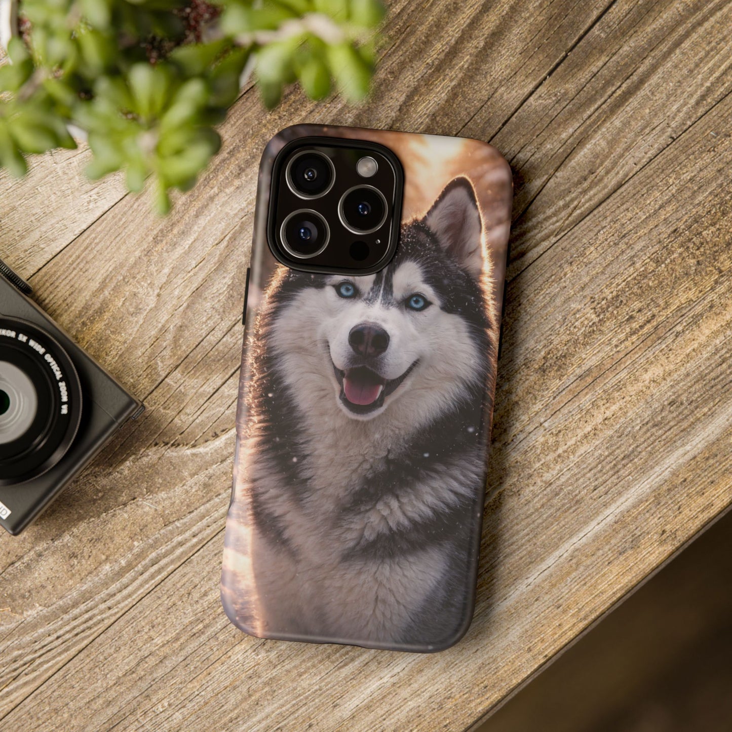 Siberian Husky Tough Phone Case | Blue Eyes Dog Cover Protective iPhone Case
