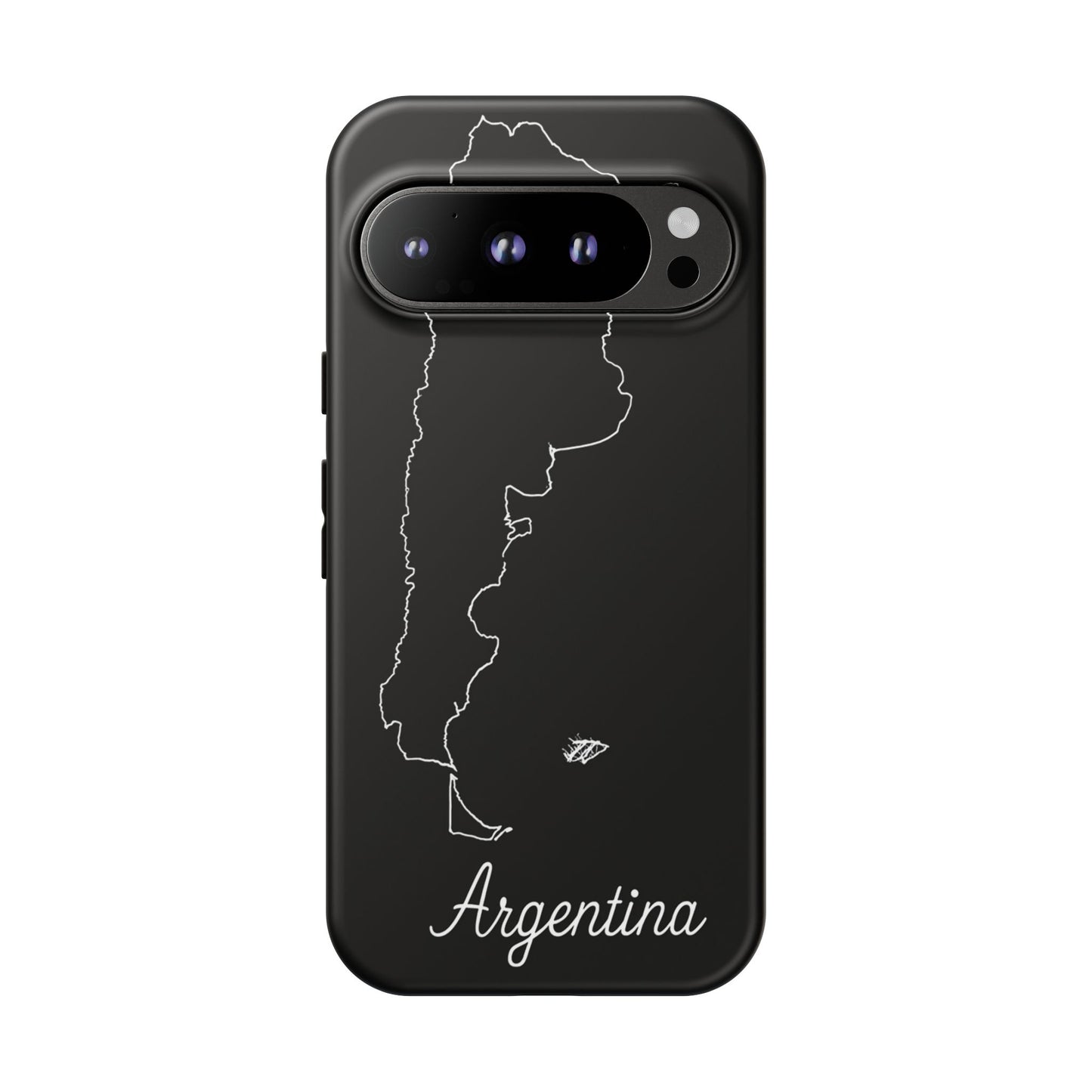 Argentina Outline Phone Case – Minimal Country Map Tough Case (iPhone, Samsung, Pixel)