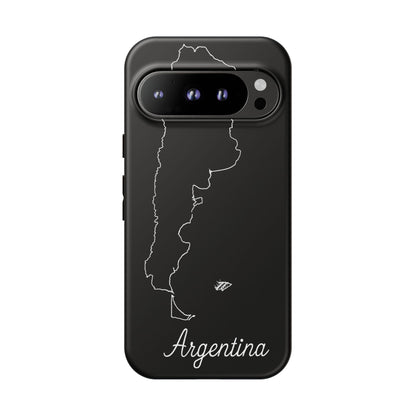 Argentina Outline Phone Case – Minimal Country Map Tough Case (iPhone, Samsung, Pixel)