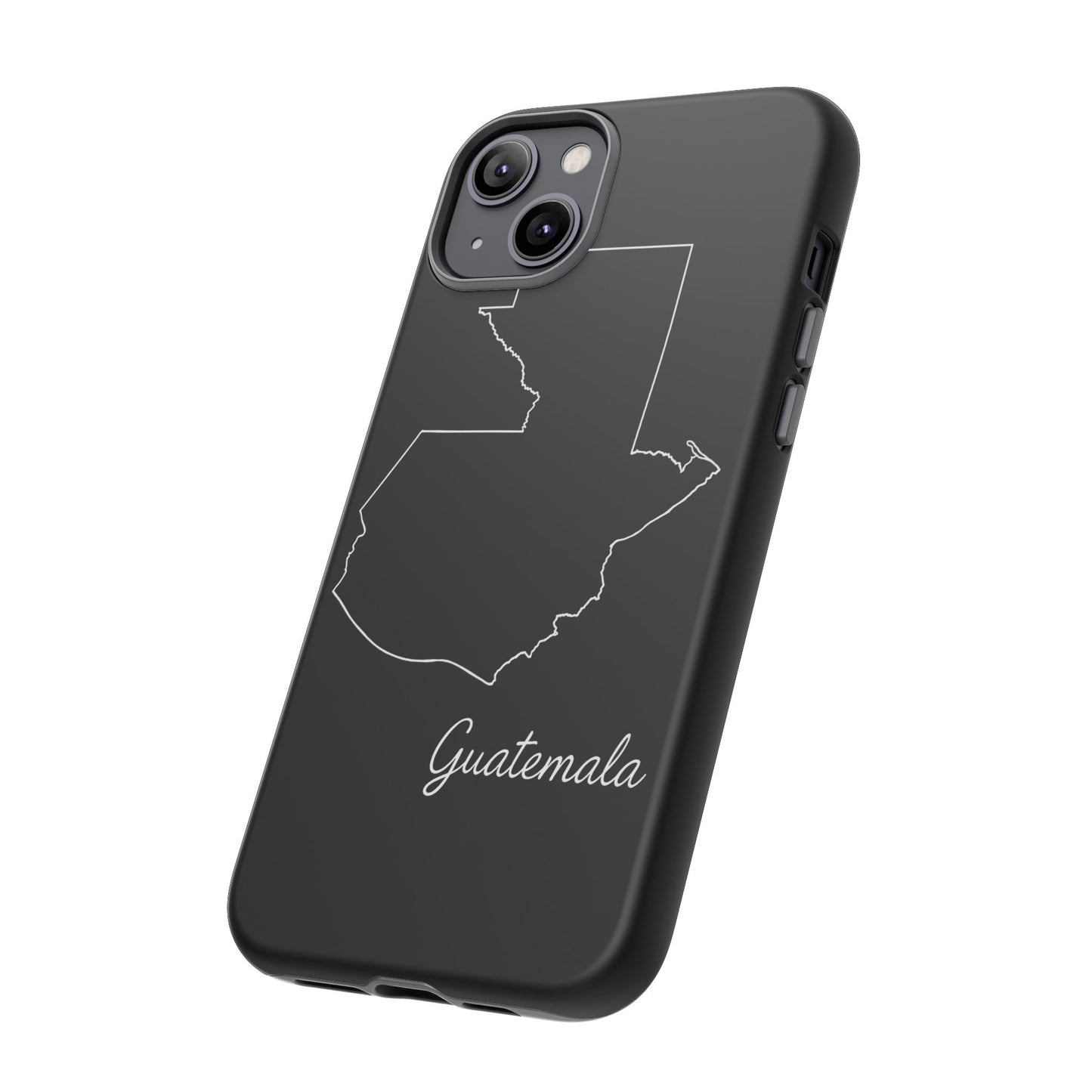 Guatemala Outline Phone Case – Minimal Country Map Tough Case (iPhone, Samsung, Pixel)