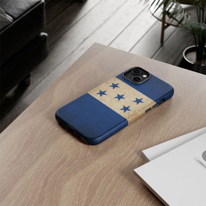 Honduras Flag Phone Case | Vintage Honduran Flag iPhone & Samsung Tough Protective Case