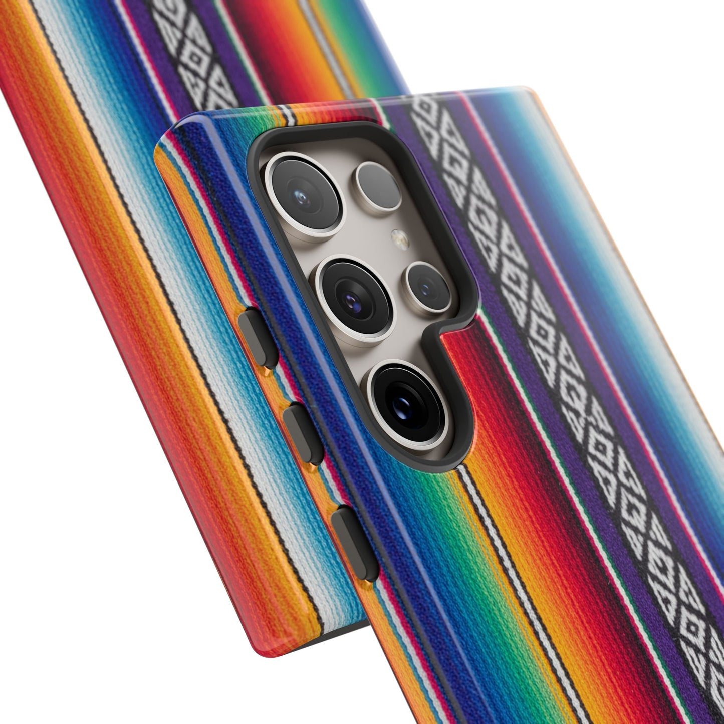 Serape Stripe Phone Case – Colorful Mexican Blanket Pattern Tough Case
