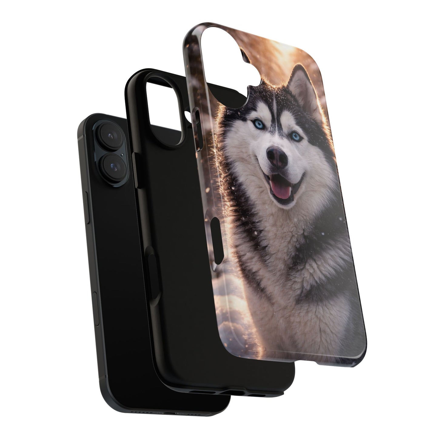 Siberian Husky Tough Phone Case | Blue Eyes Dog Cover Protective iPhone Case
