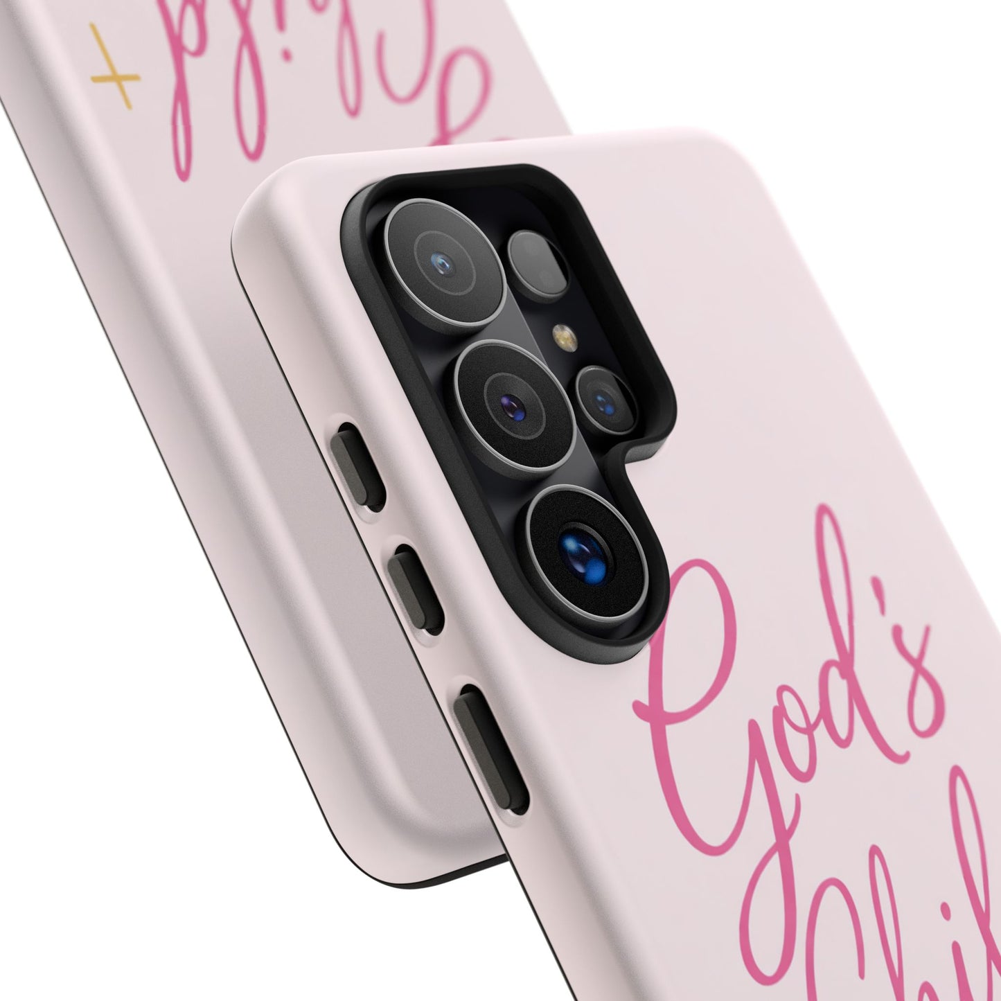 Gods Child Phone Case Christian Pink Aesthetic Tough iPhone Case