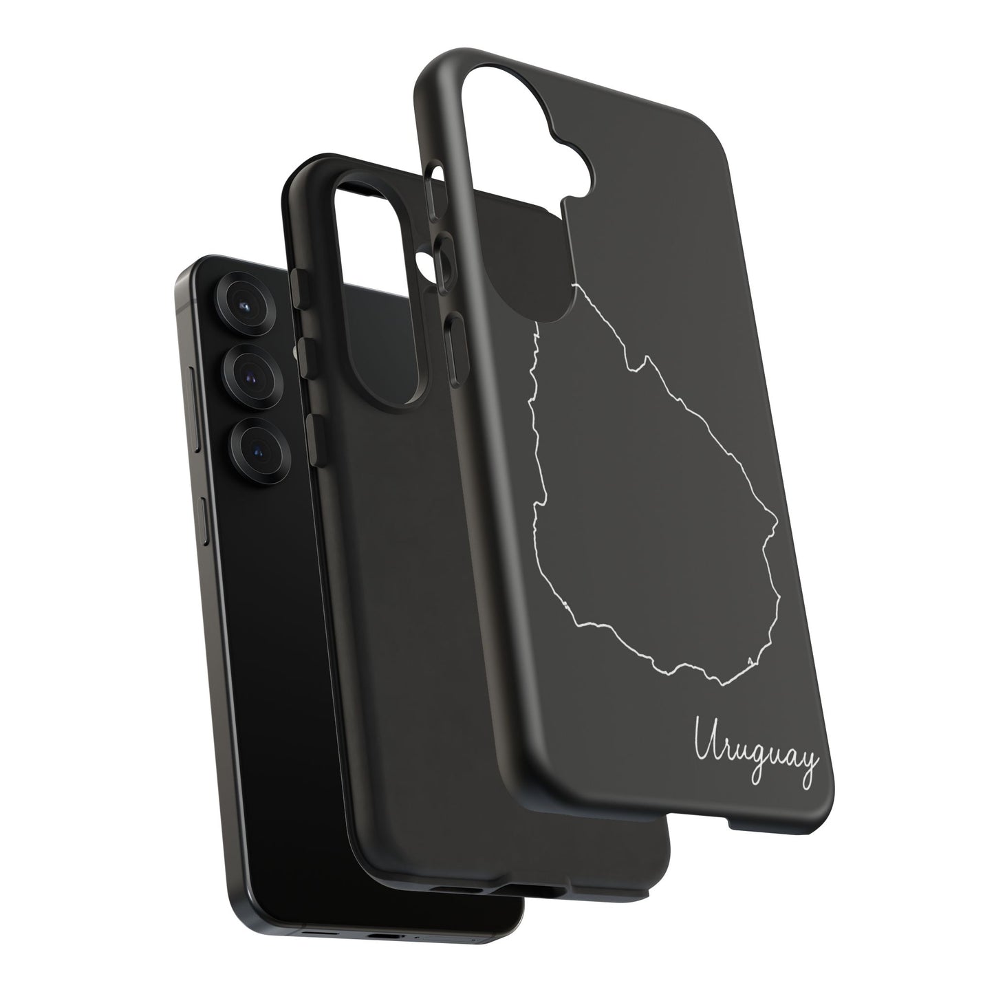Uruguay Outline Phone Case – Minimal Country Map Tough Case (iPhone, Samsung, Pixel)