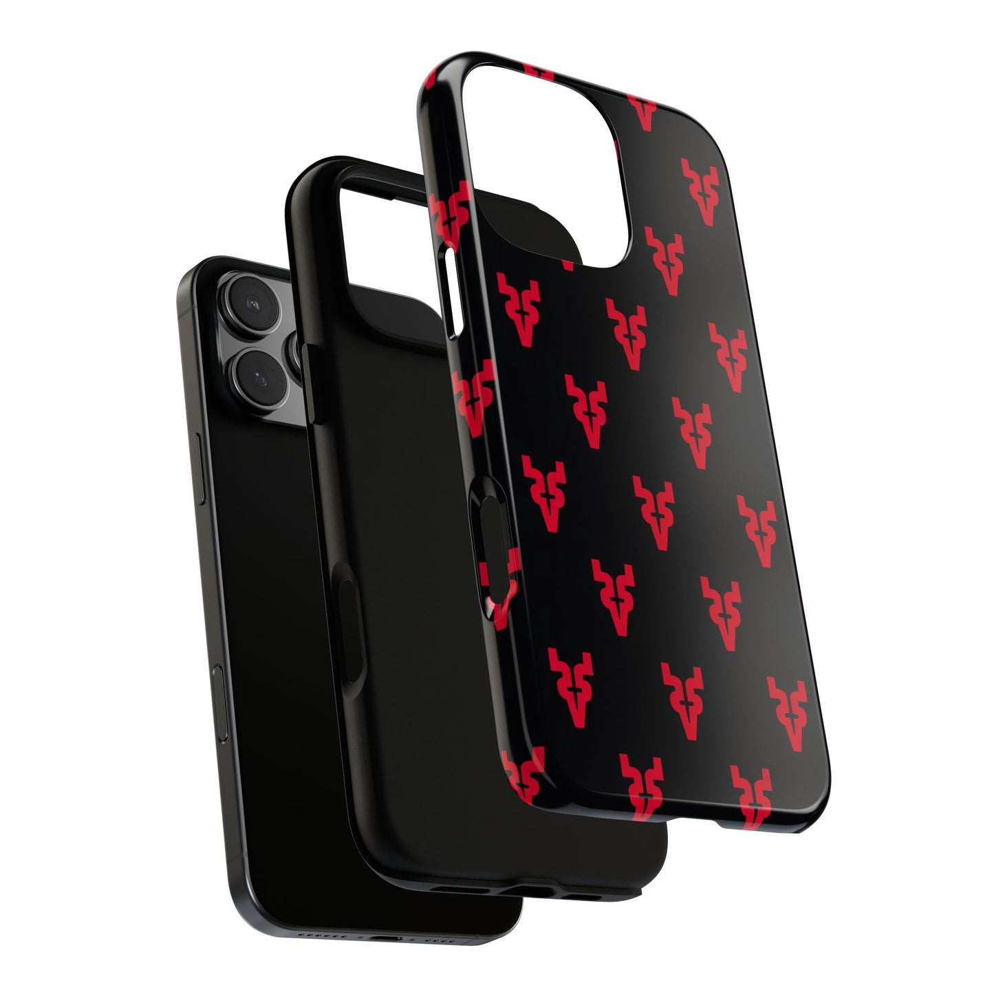 Mazatlán Bull Phone Case – Black Red Streetwear Tough Shockproof Cover