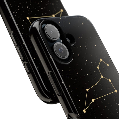 Leo Zodiac Constellation Phone Case – Luxe Gold Celestial Cover