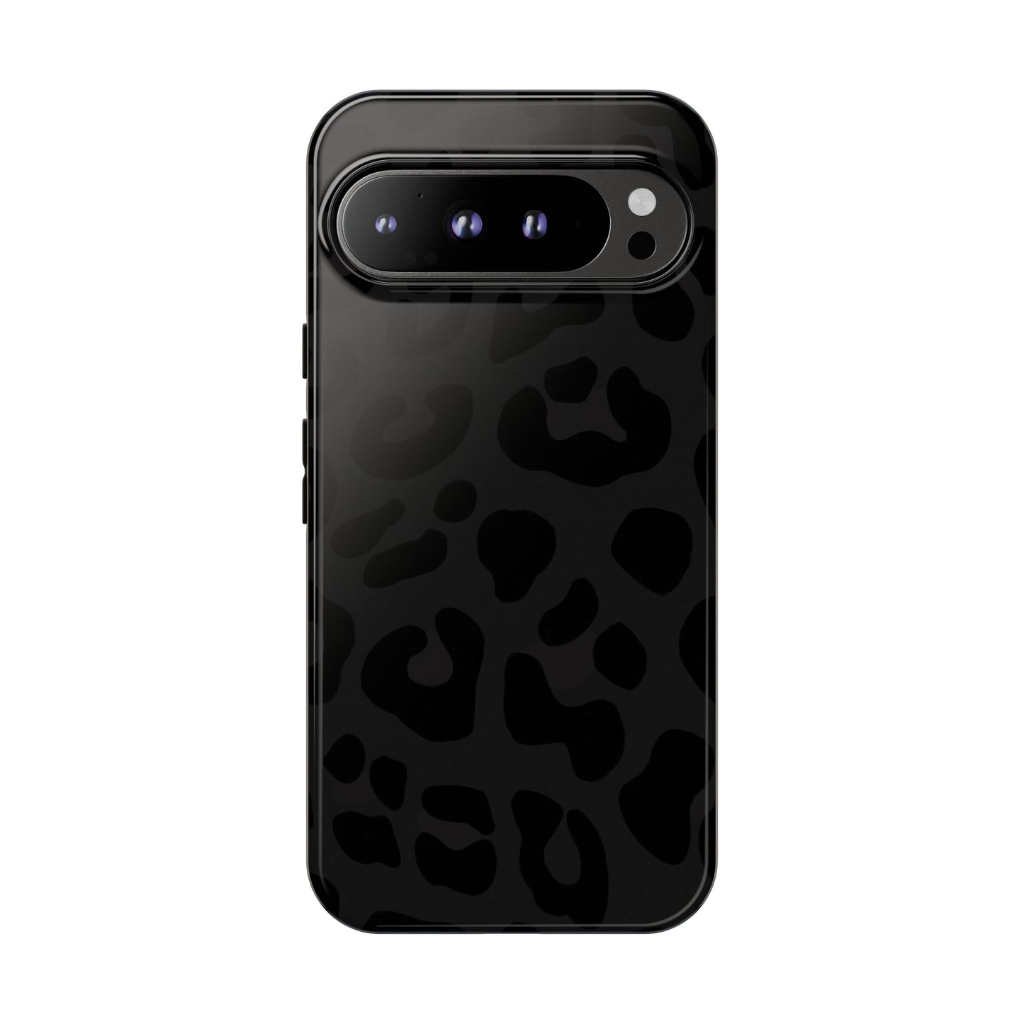 Black Leopard Phone Case | Matte & Glossy Tough Protective iPhone Case