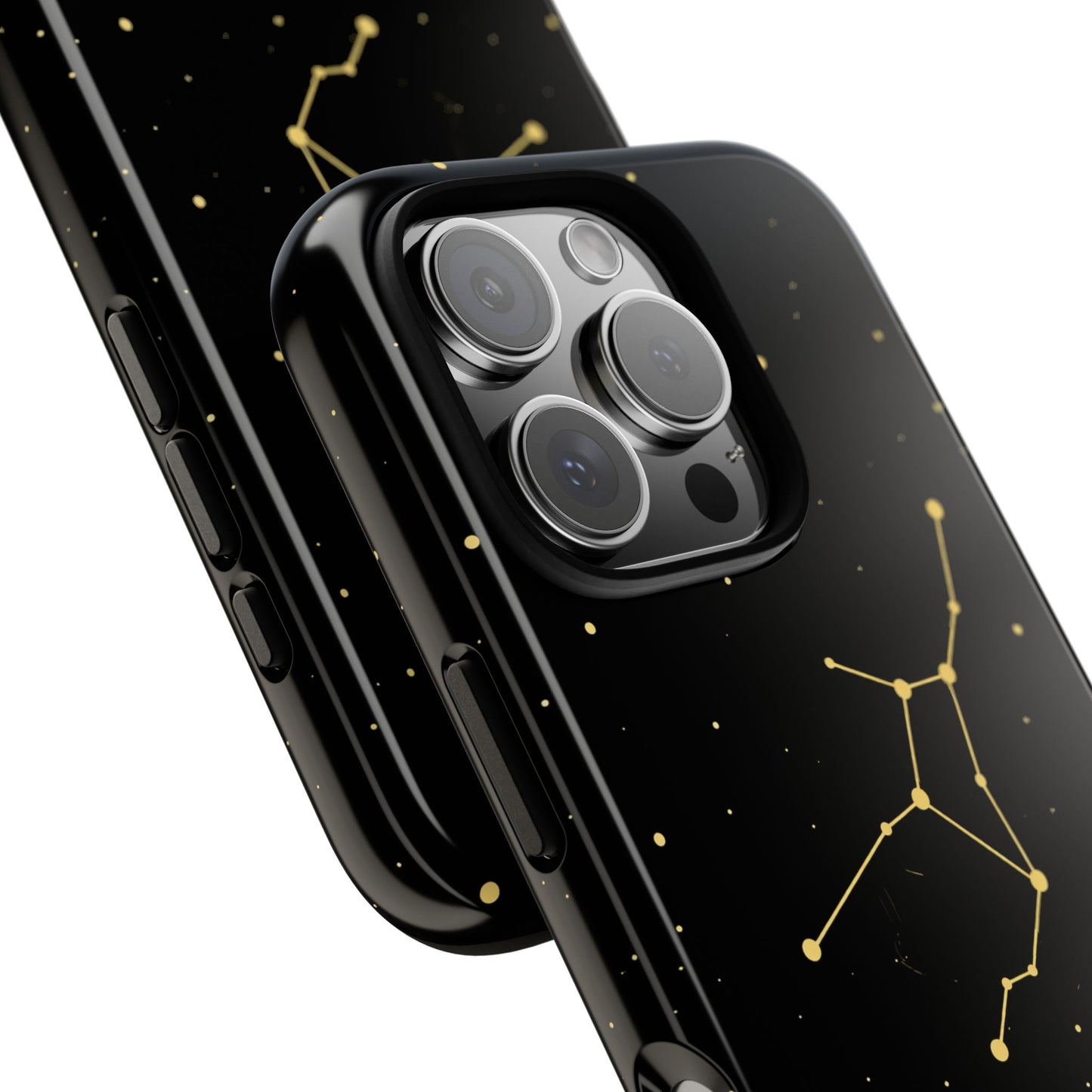 Virgo Zodiac Constellation Phone Case – Luxe Gold Celestial Cover