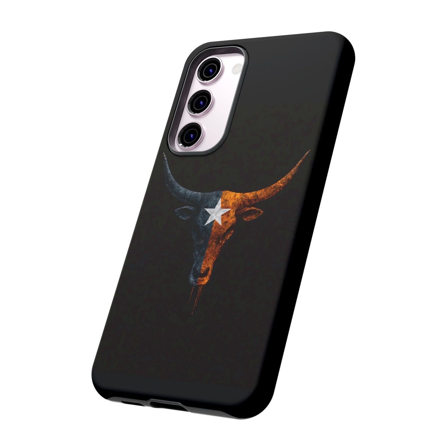 Texas Longhorn Skull Phone Case Western Cowboy Bull iPhone Samsung Cover