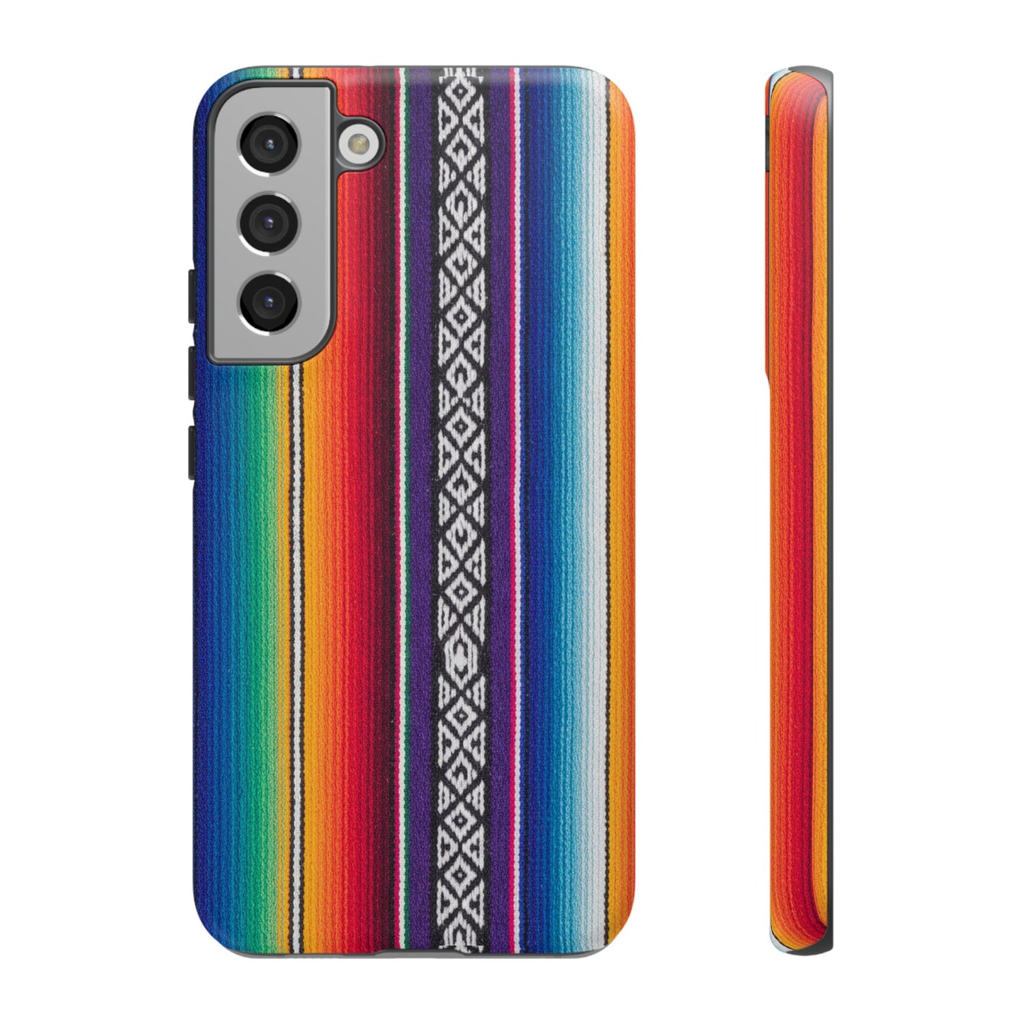 Serape Stripe Phone Case – Colorful Mexican Blanket Pattern Tough Case