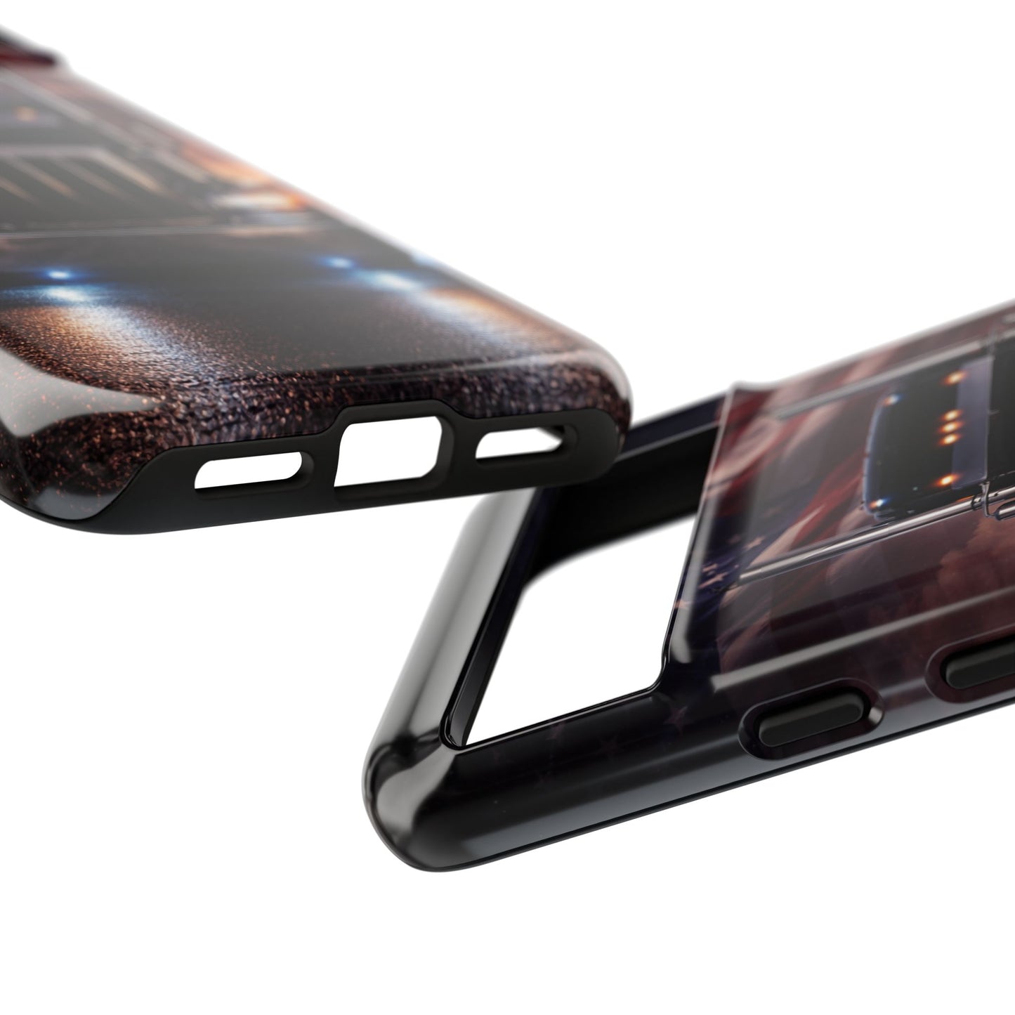 Semi Truck Phone Case American Flag Big Rig Trucker Gift iPhone Samsung