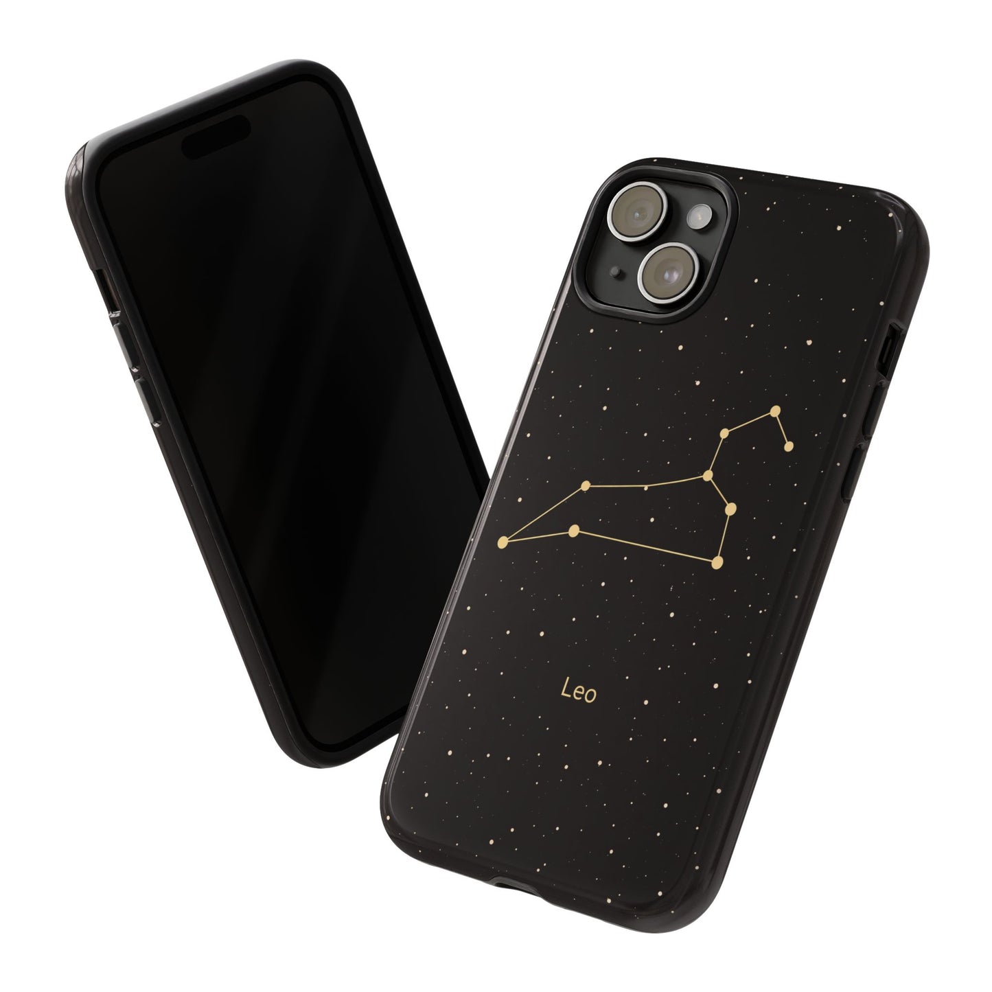 Leo Zodiac Constellation Phone Case – Luxe Gold Celestial Cover