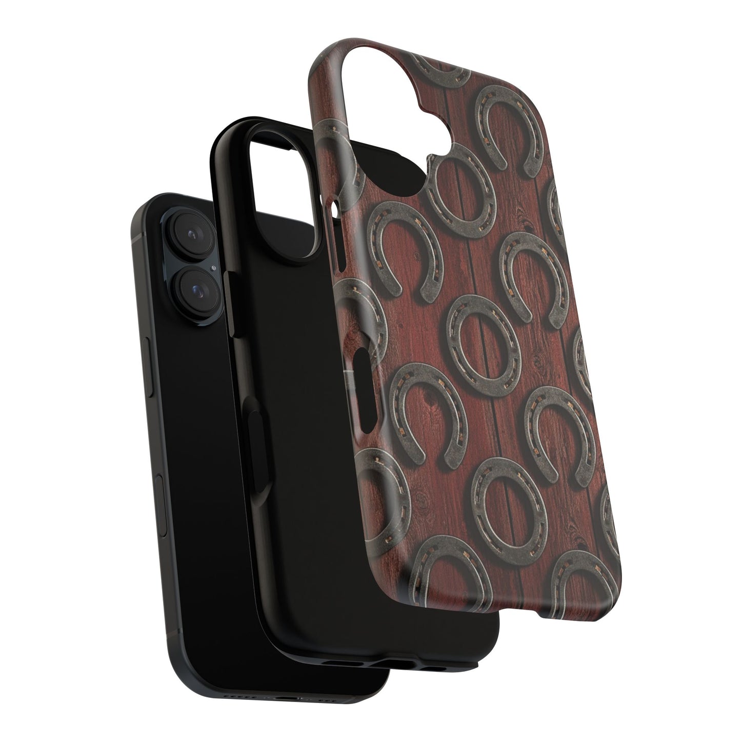 Rustic Horseshoe Western Phone Case – Cowboy Country Ranch Tough Case