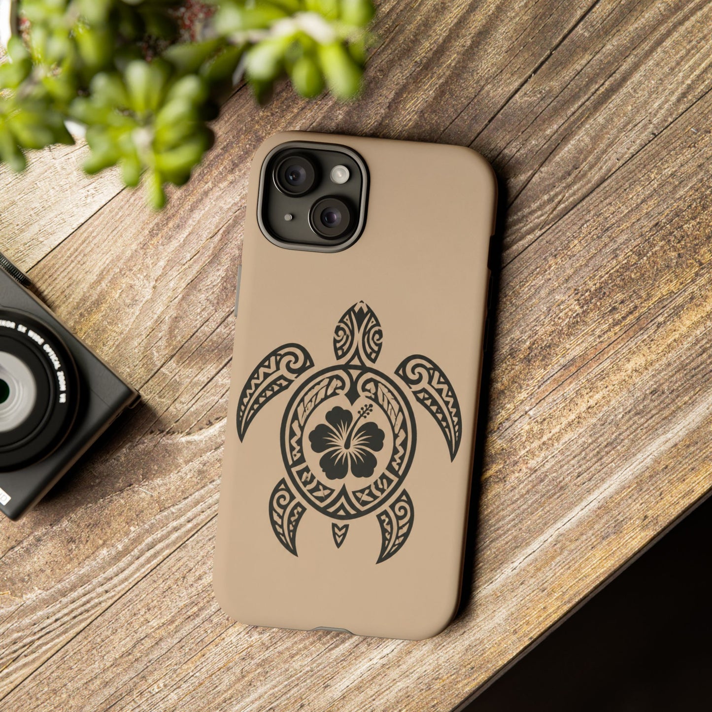 Polynesian Turtle Phone Case | Hawaiian Beach Tough Cover