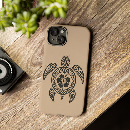 Polynesian Turtle Phone Case | Hawaiian Beach Tough Cover