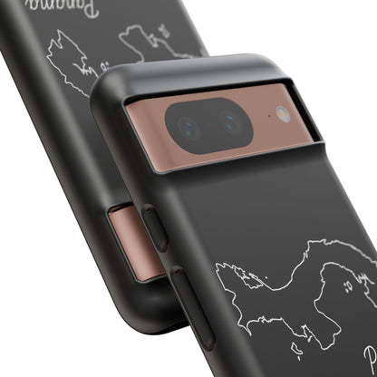 Panama Outline Phone Case – Minimal Country Map Tough Case (iPhone, Samsung, Pixel)