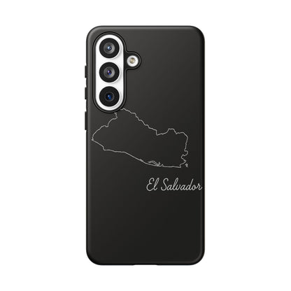 El Salvador Outline Phone Case – Minimal Country Map Tough Case (iPhone, Samsung, Pixel)