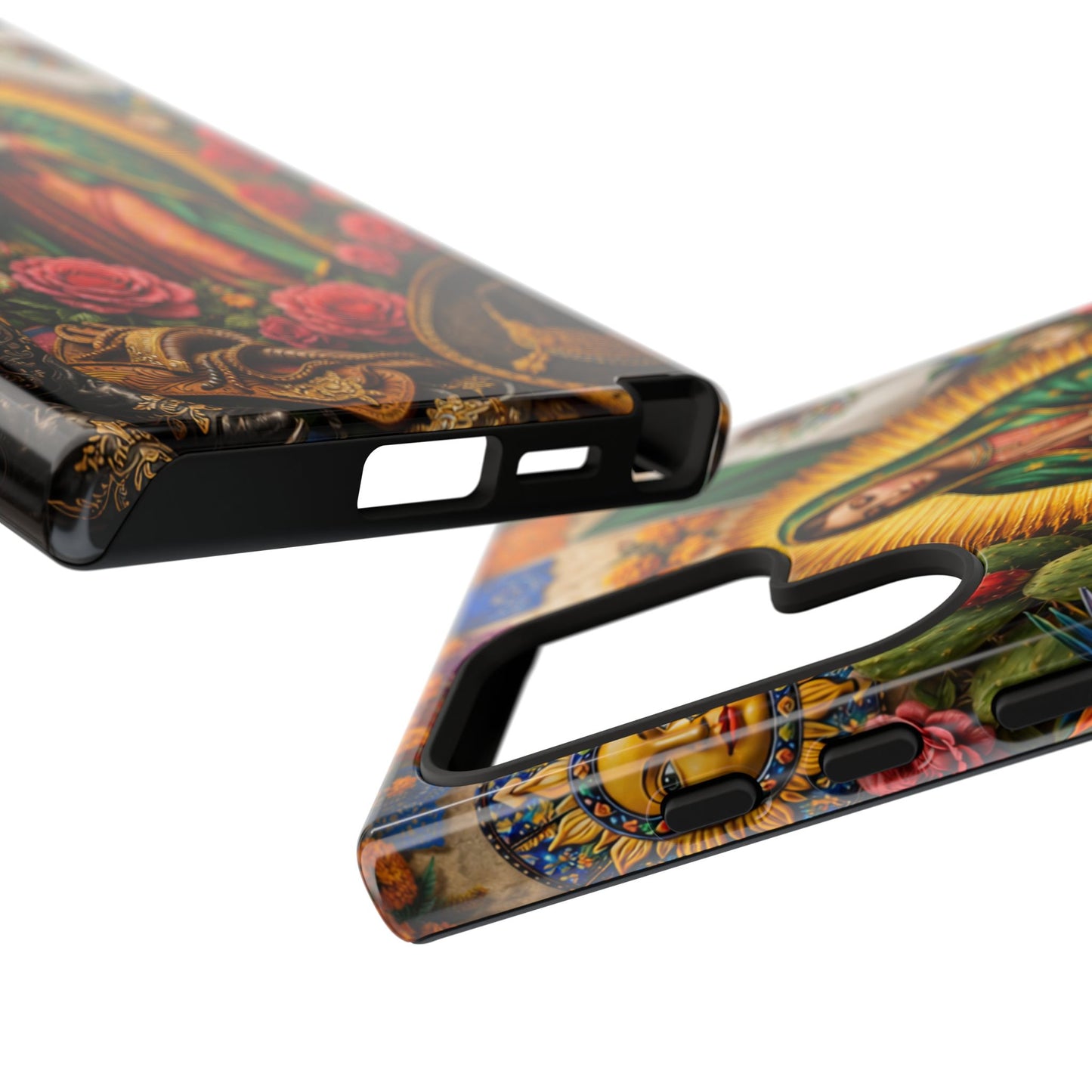 Virgen de Guadalupe Phone Case Mexican Floral iPhone Samsung Pixel Case