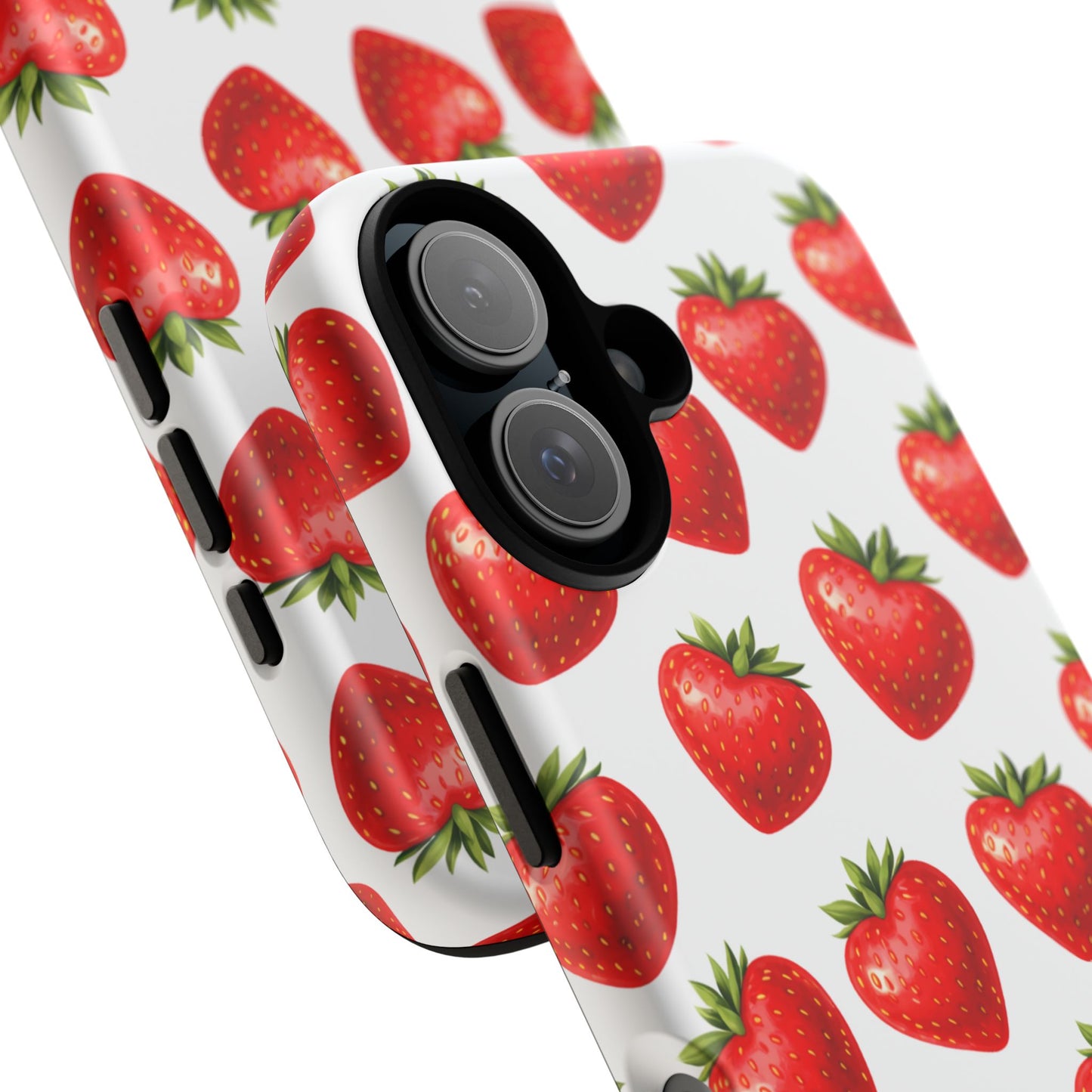 Cute Strawberry Phone Case – Aesthetic Fruit Pattern Protective Cover for Iphone, Samsung Galaxy and Pixel