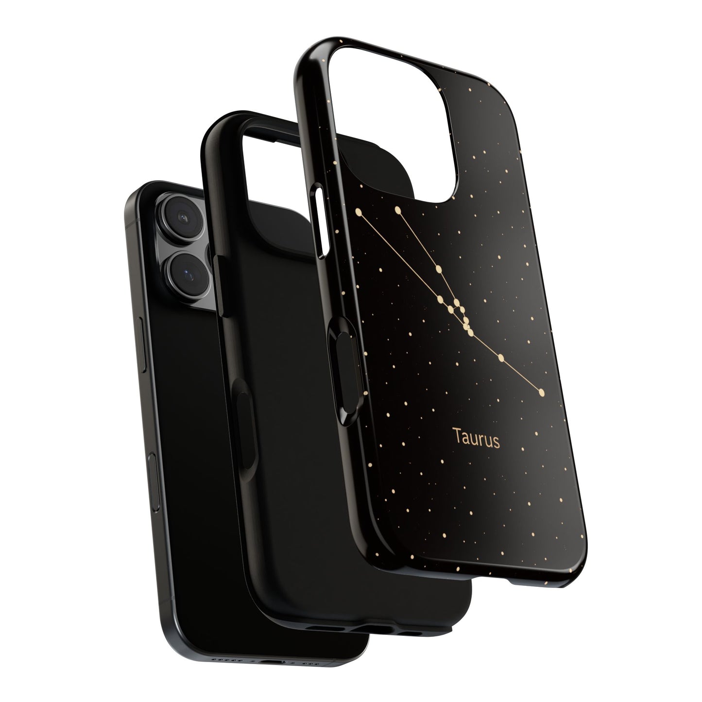 Taurus Zodiac Constellation Phone Case – Luxe Gold Celestial Cover