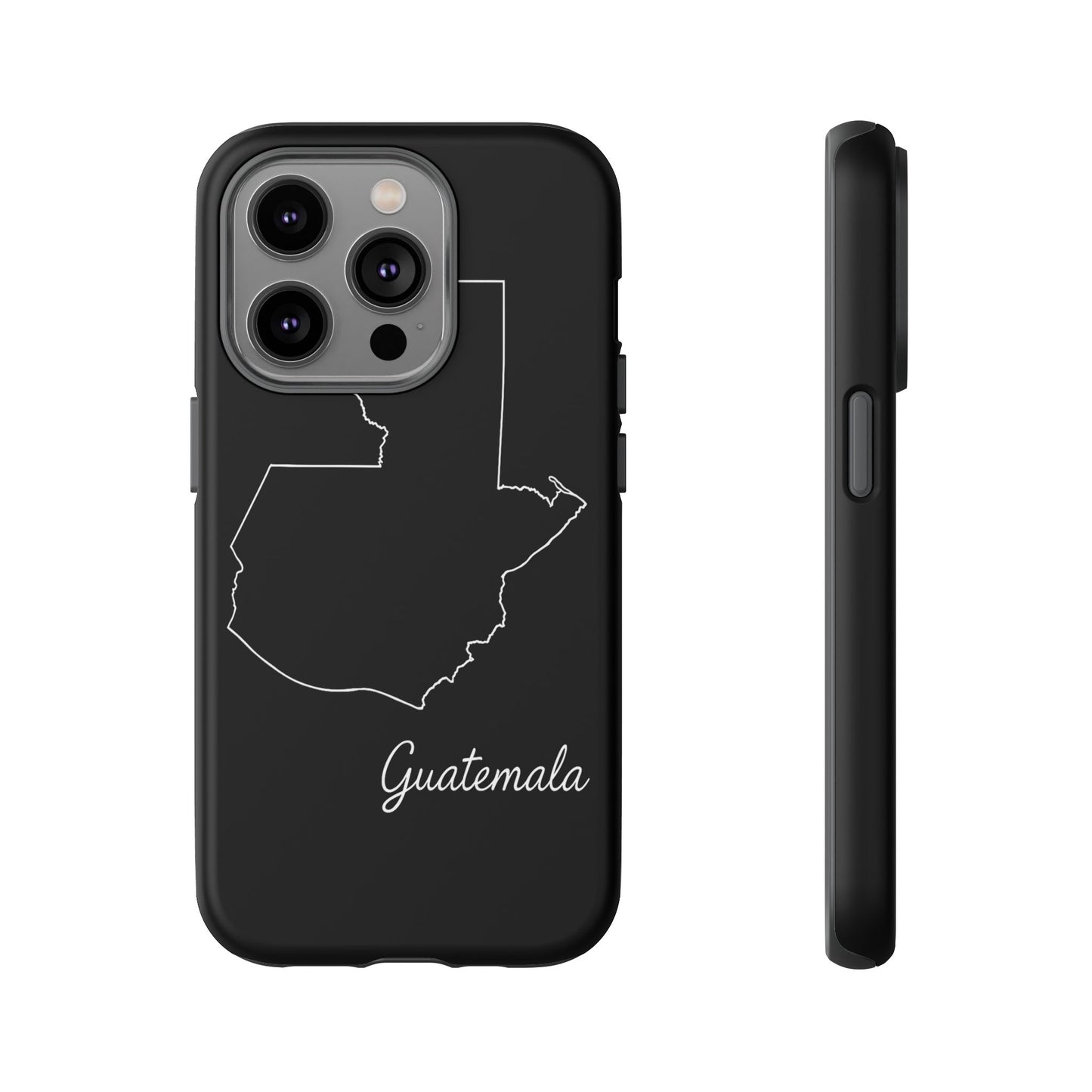 Guatemala Outline Phone Case – Minimal Country Map Tough Case (iPhone, Samsung, Pixel)