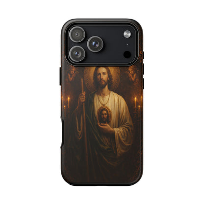 San Judas Phone Case Saint Jude Catholic Saint Religious Art Portrait Tough