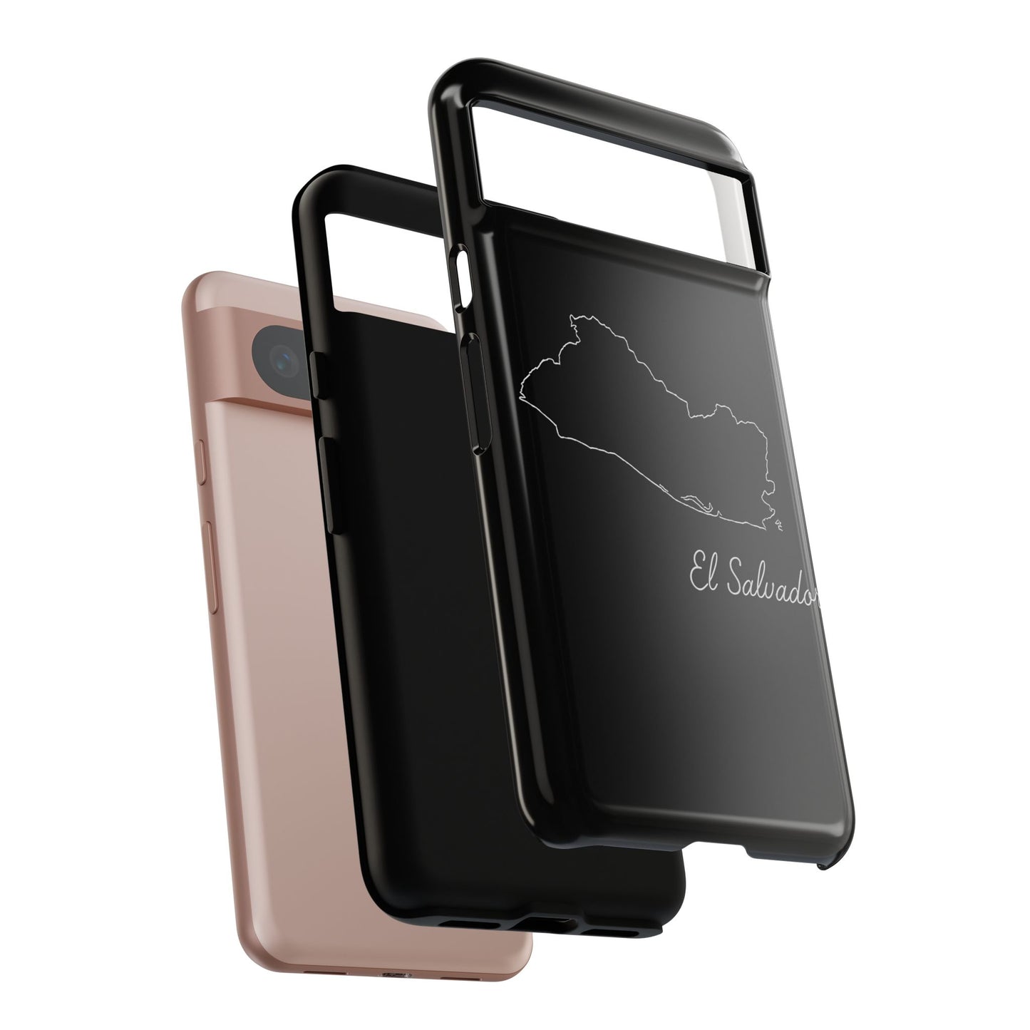 El Salvador Outline Phone Case – Minimal Country Map Tough Case (iPhone, Samsung, Pixel)