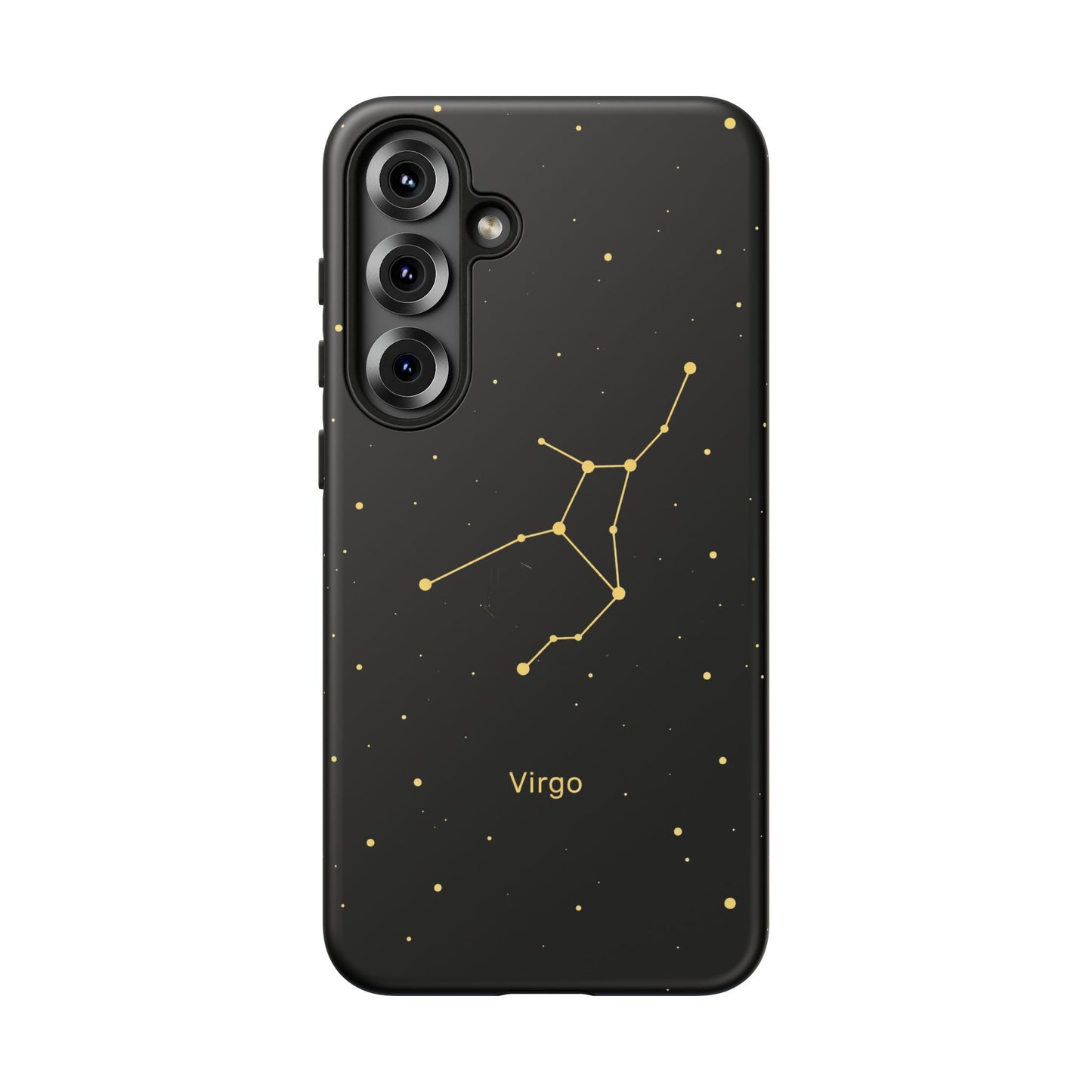 Virgo Zodiac Constellation Phone Case – Luxe Gold Celestial Cover
