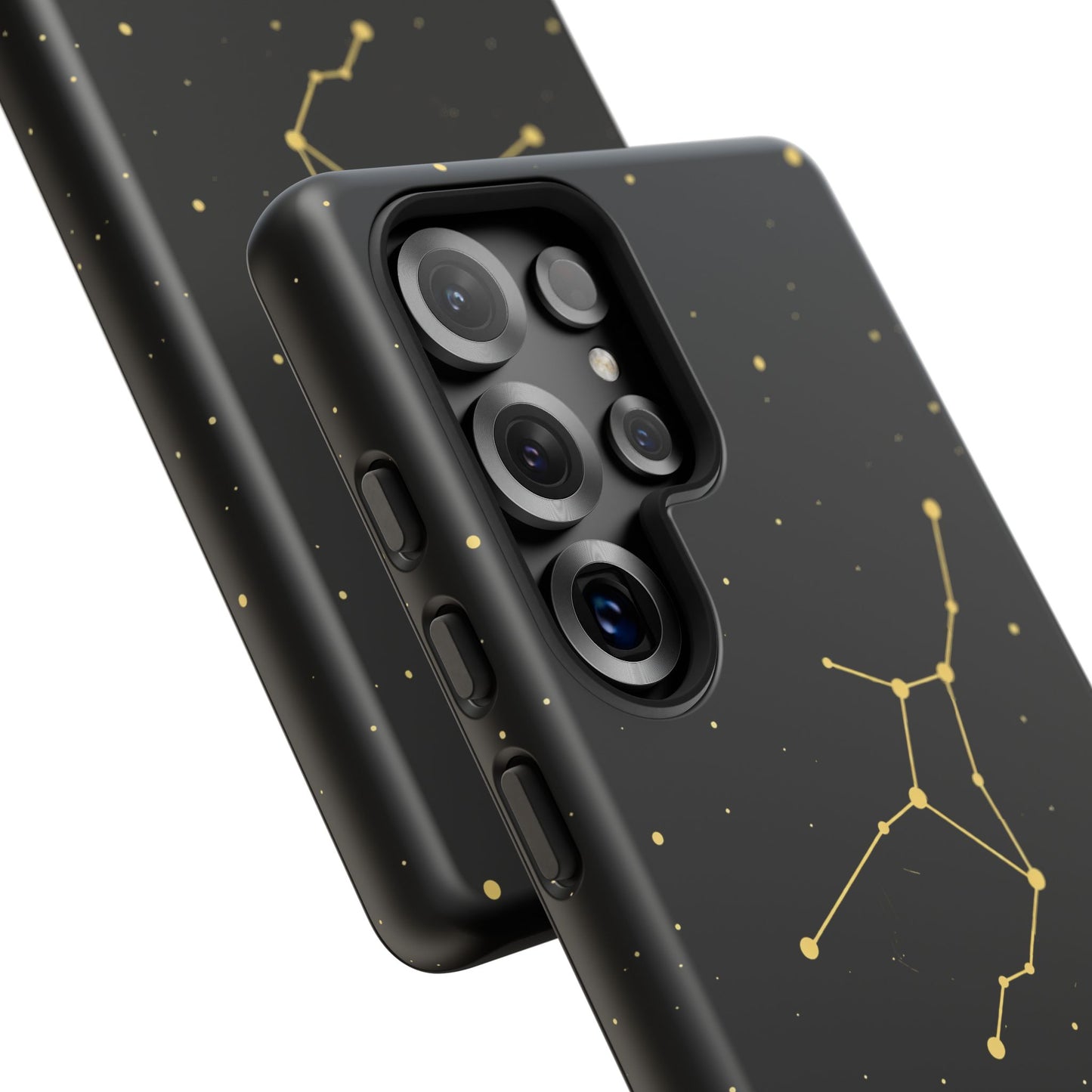 Virgo Zodiac Constellation Phone Case – Luxe Gold Celestial Cover