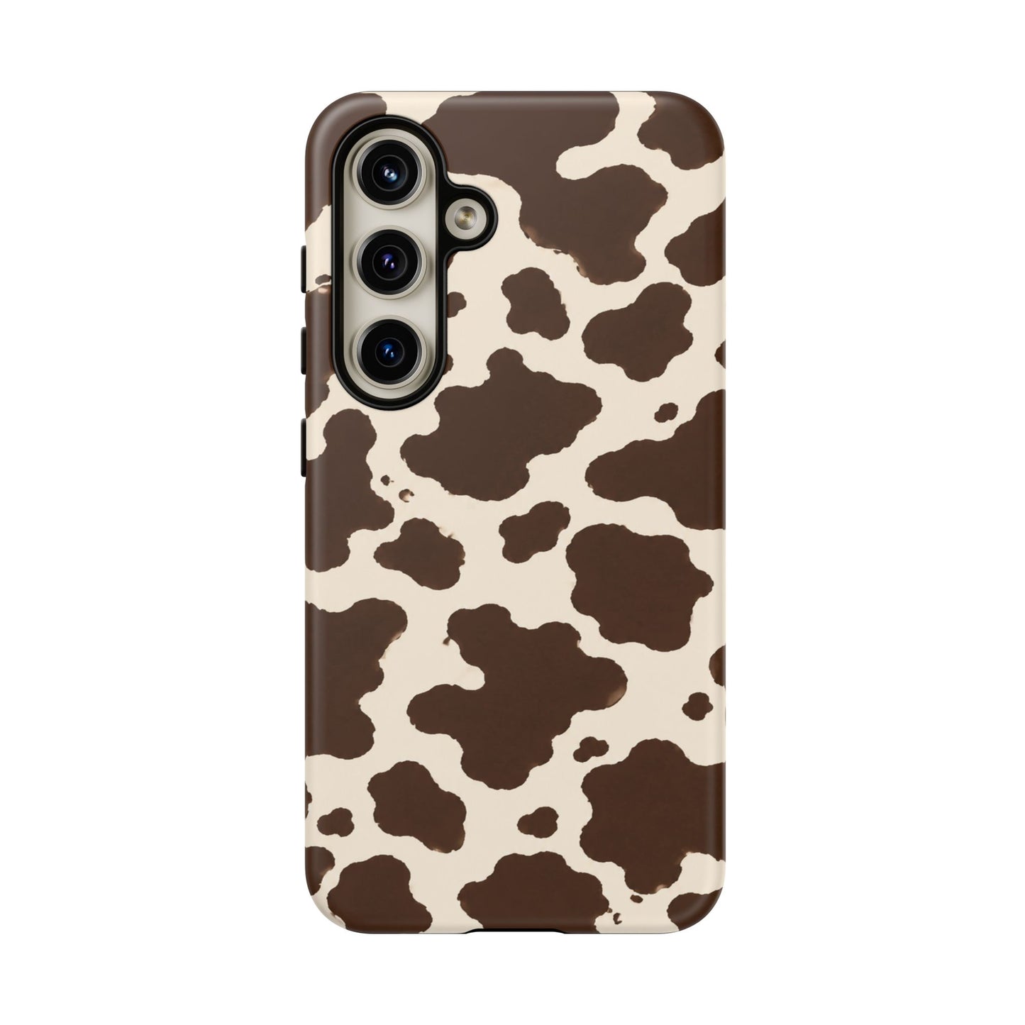 Western Cow Print Tough Phone Case for iPhone Samsung Galaxy Pixel