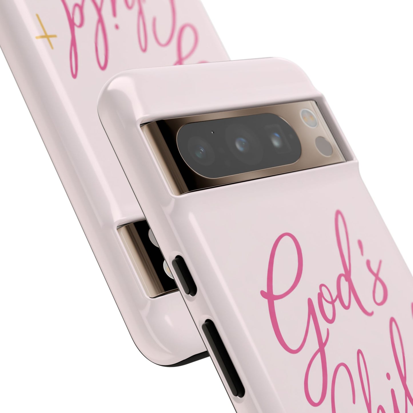 Gods Child Phone Case Christian Pink Aesthetic Tough iPhone Case