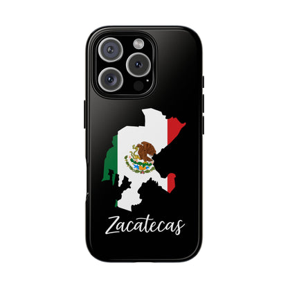 Zacatecas Mexico Flag Map Phone Case | Mexican American Pride Tough Case for iPhone & Samsung
