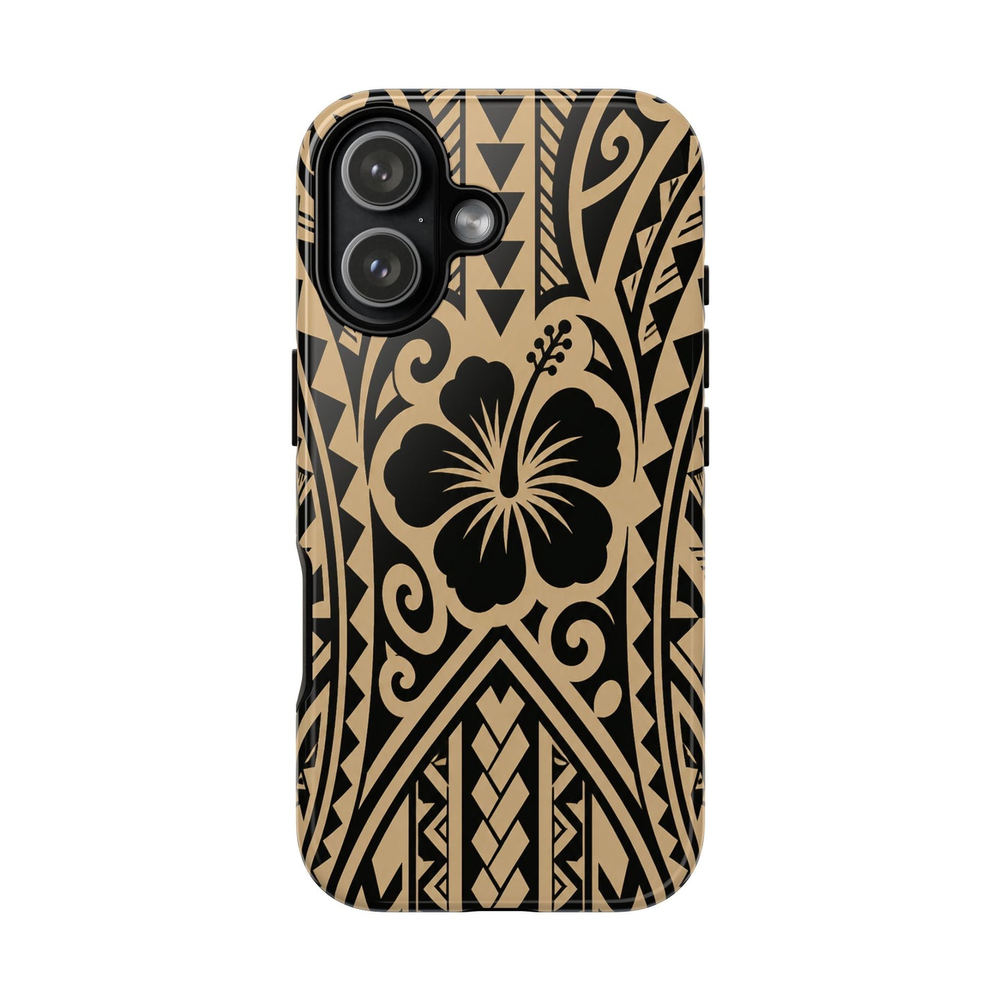 Polynesian Tribal Hawaiin Hibiscus Phone Case for iPhone Samsung Galaxy