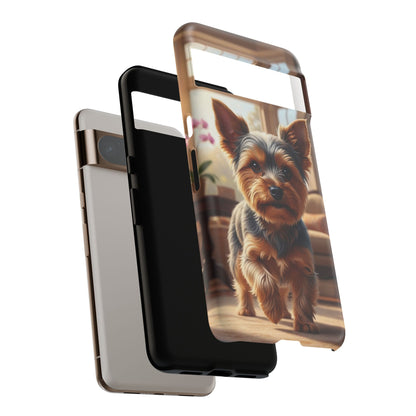 Yorkshire Terrier Phone Case – Cute Yorkie Puppy Tough Case (iPhone, Samsung, Pixel)