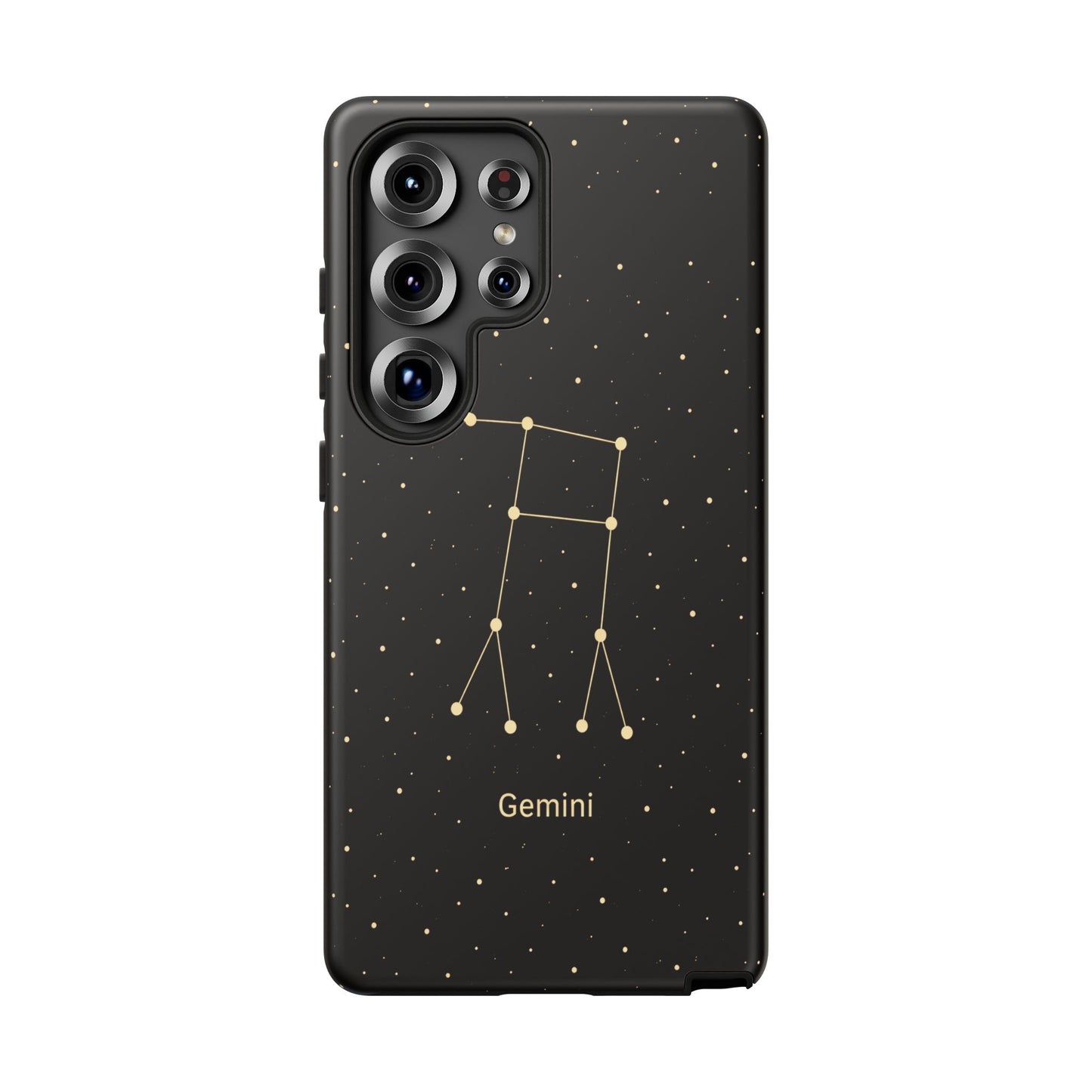 Gemini Zodiac Constellation Phone Case – Luxe Gold Celestial Cover