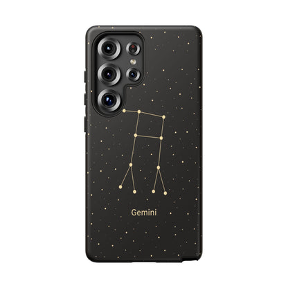 Gemini Zodiac Constellation Phone Case – Luxe Gold Celestial Cover