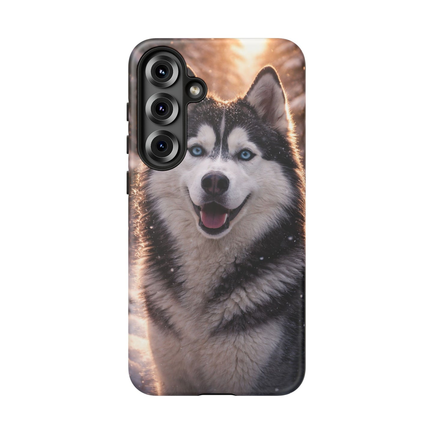 Siberian Husky Tough Phone Case | Blue Eyes Dog Cover Protective iPhone Case