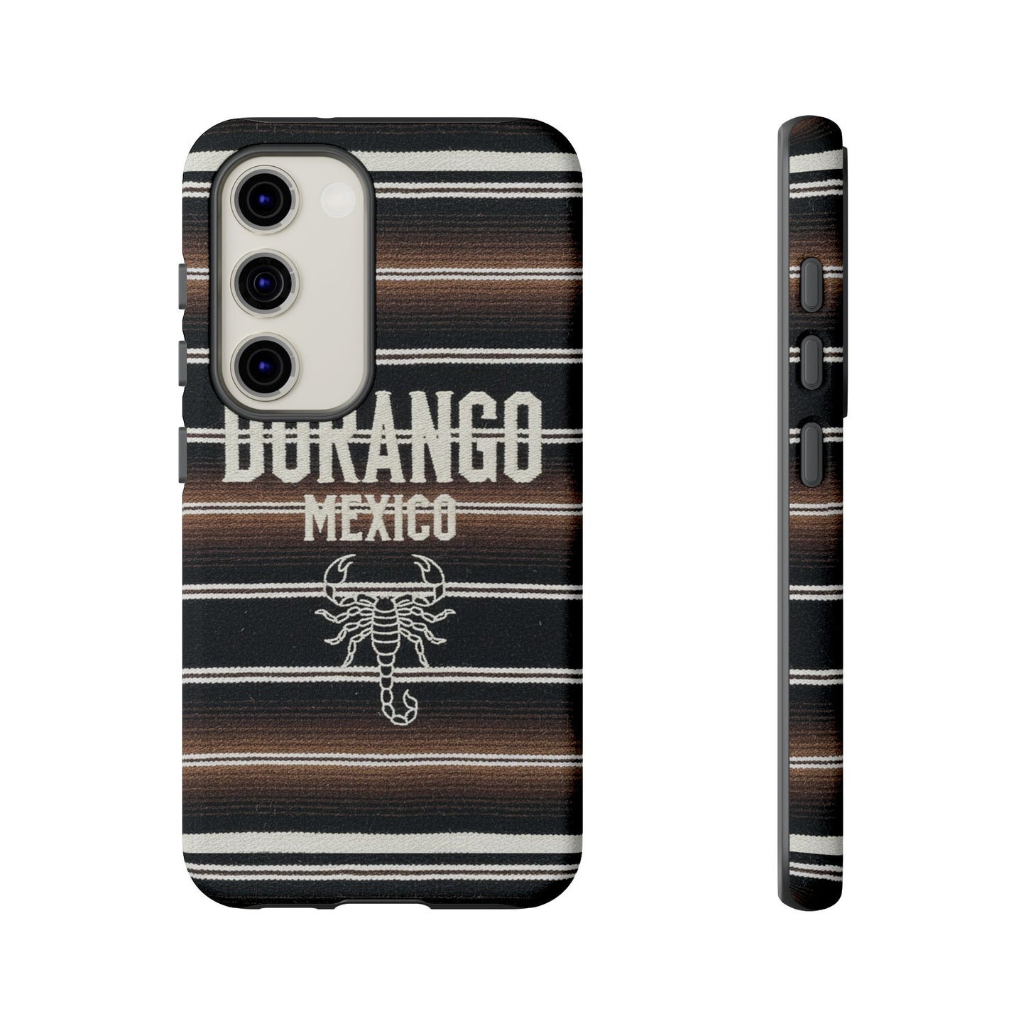 Durango Mexico Phone Case | Serape Scorpion Western Design | Mexican Heritage Tough Case for iPhone & Samsung