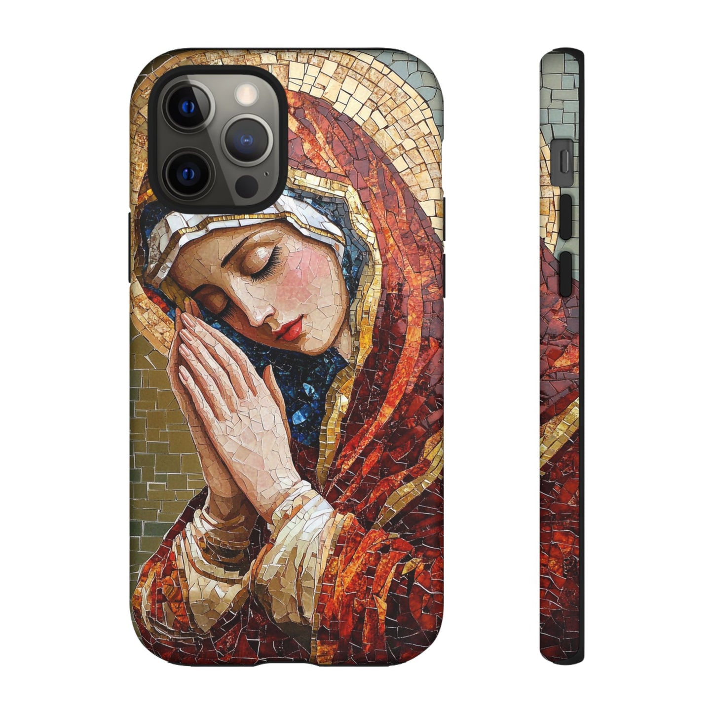 Virgin Mary Phone Case, Catholic Phone Case, Christian Aesthetic Case, Religious iPhone Case, Saint Art Case, Faith Gift