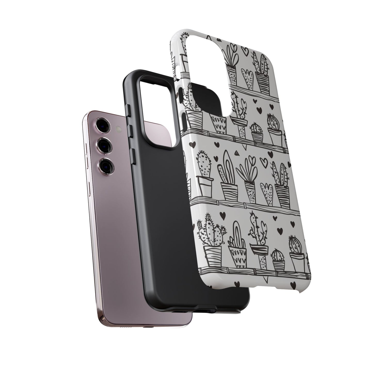 Cactus Succulent Phone Case Cute Plant Aesthetic iPhone Samsung Cover