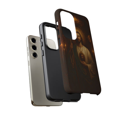 San Judas Phone Case Saint Jude Catholic Saint Religious Art Portrait Tough