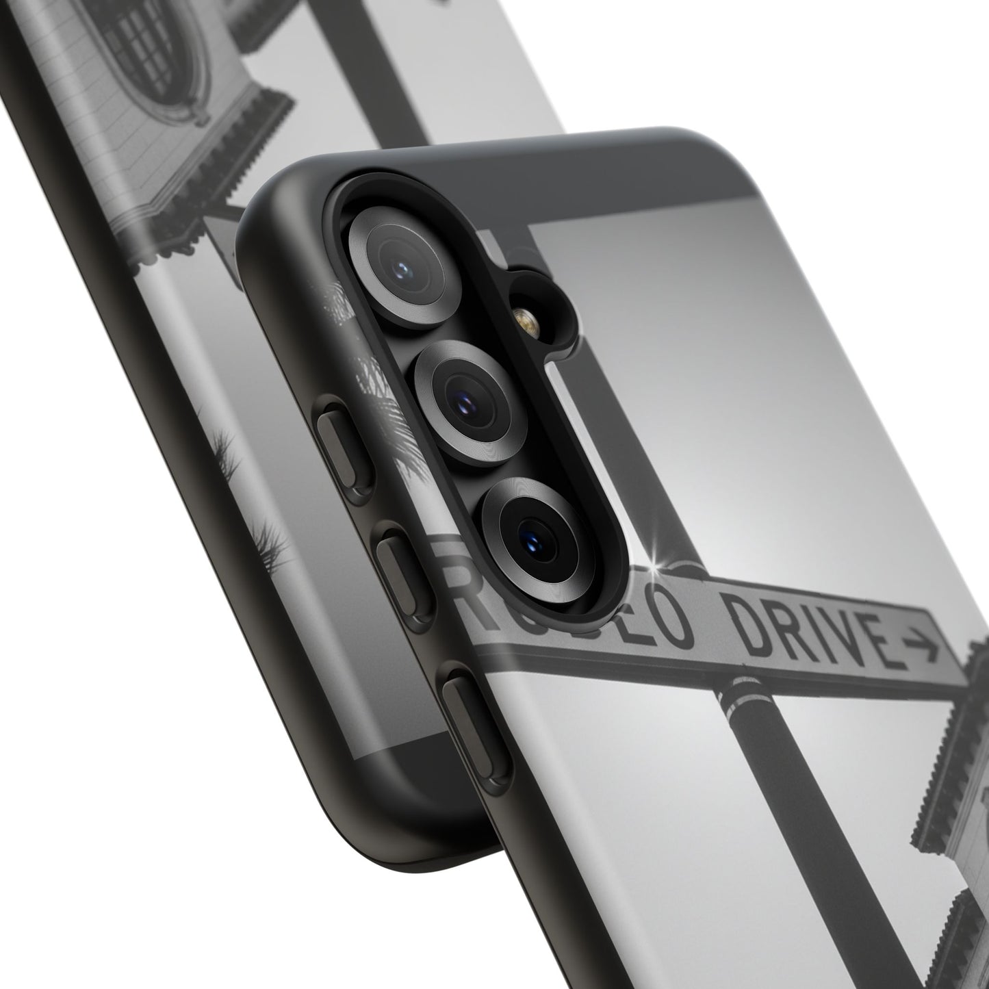Rodeo Drive Phone Case | Los Angeles Aesthetic Black & White Photography | Luxury LA Street Tough Case for iPhone & Samsung