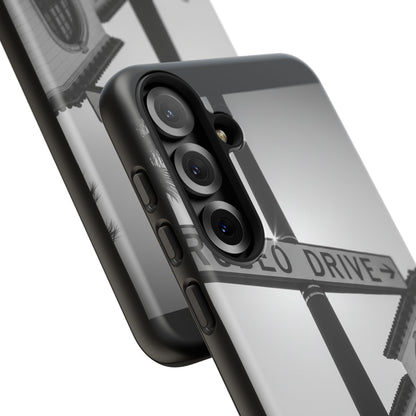 Rodeo Drive Phone Case | Los Angeles Aesthetic Black & White Photography | Luxury LA Street Tough Case for iPhone & Samsung