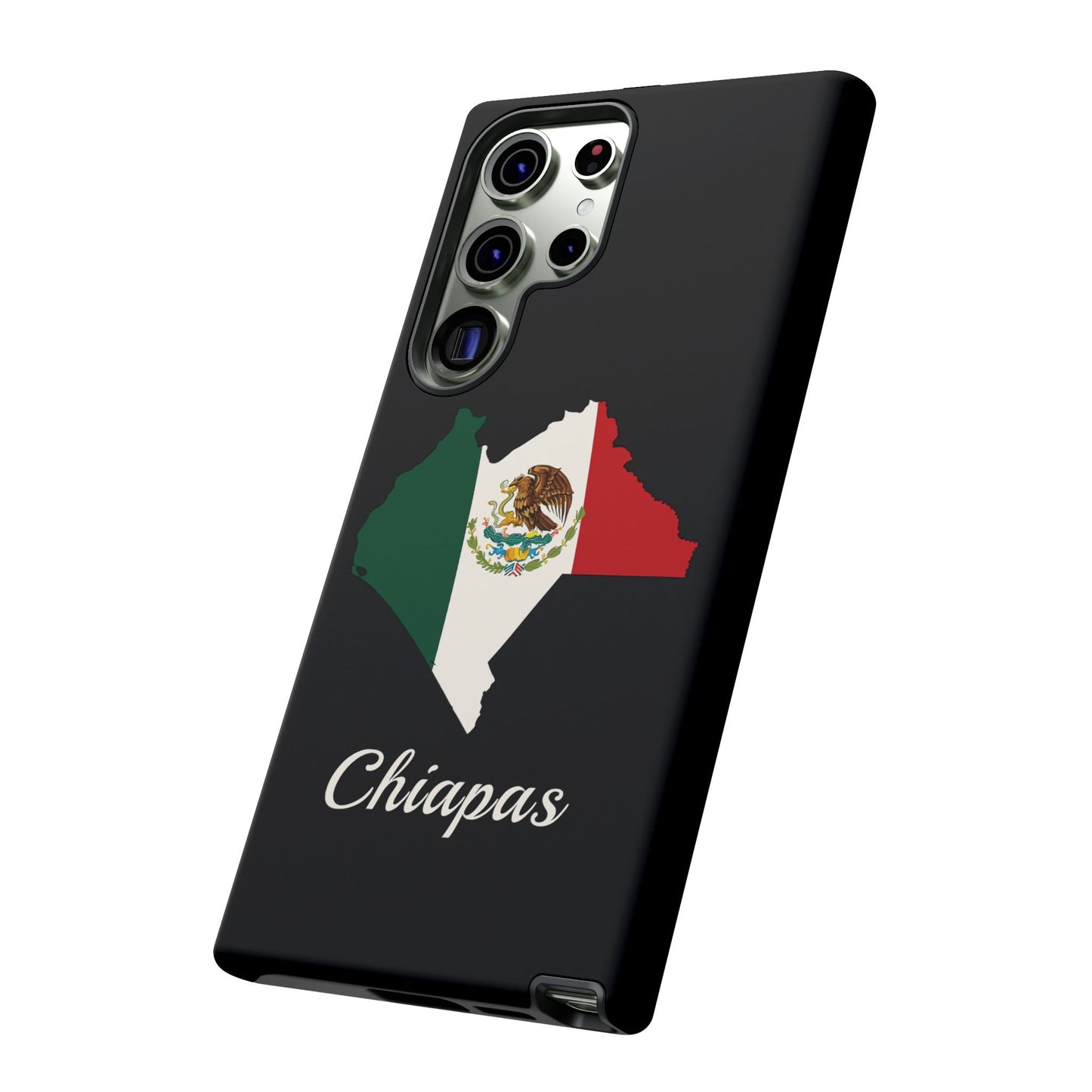 Chiapas Mexico Flag Map Phone Case | Mexican American Pride Tough Case for iPhone & Samsung