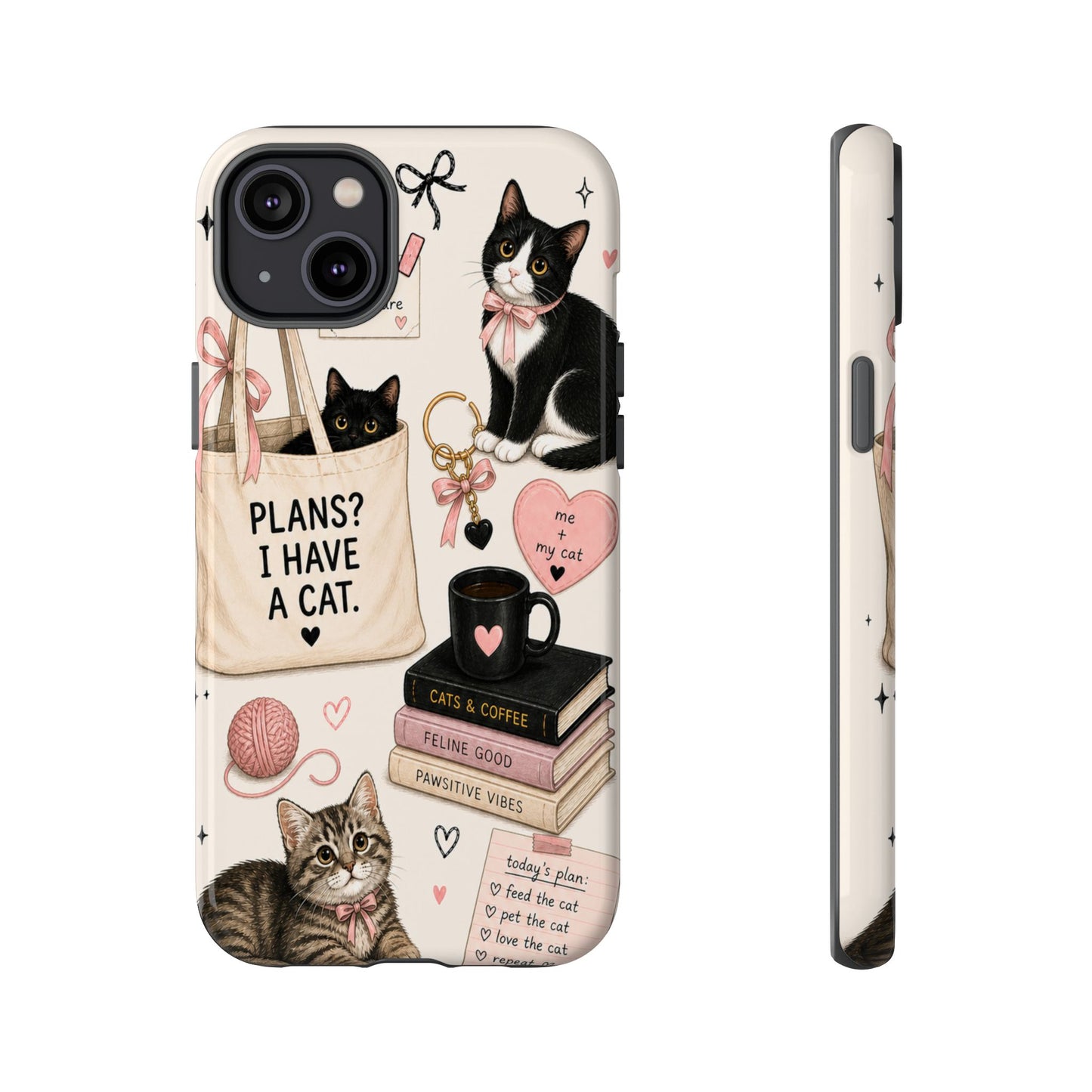 Cat Lover Phone Case | Plans? I Have A Cat Cute Aesthetic Cover